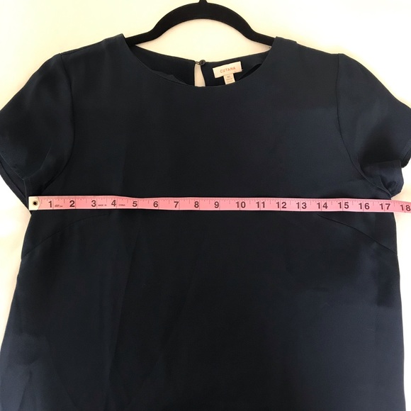 Cuyana silk tee dress in navy - Picture 5 of 13